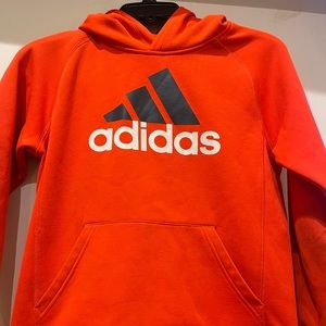 Kids youth 10/12 Adidas Orange hoodie